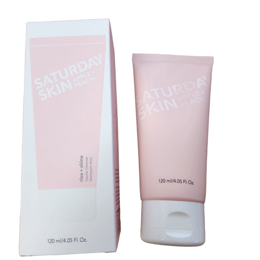Saturday Skin Apple + Peach Rise and ShineโGentle Cleanser 4.05โfl.oz